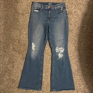 Maurice’s edgely high rise flare jeans -size 16
